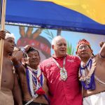 Vicepresidente sectorial Diosdado Cabello Rondón participó en la marcha de los 532 años de la Resistencia Indígena