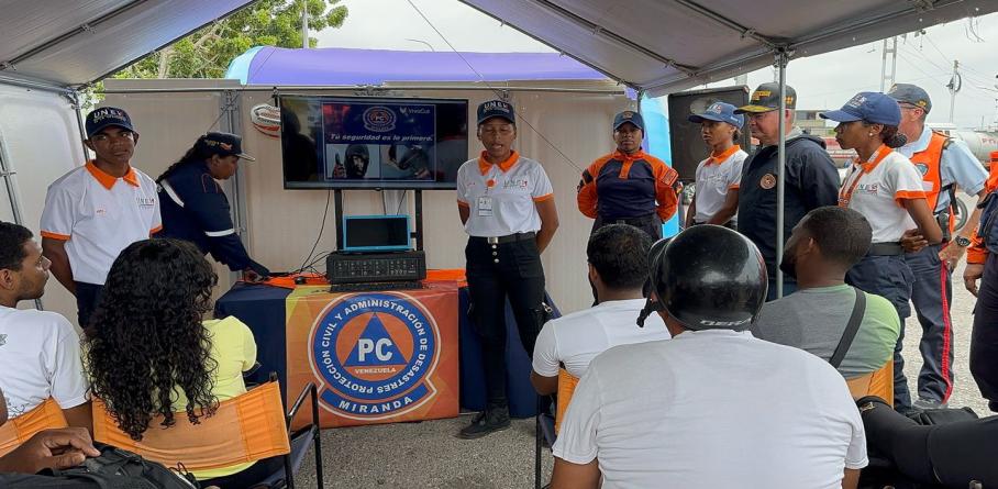 PROTECCIÓN CIVIL MIRANDA EFECTUÓ TALLER DE PREVENCIÓN VIAL EN HIGUEROTE