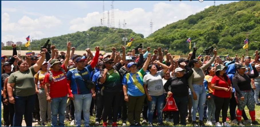 PODER POPULAR ASISTIÓ AL LLAMADO DE ENTRENAMIENTO EN DEFENSA DE LA SOBERANÍA (+ FOTOS)