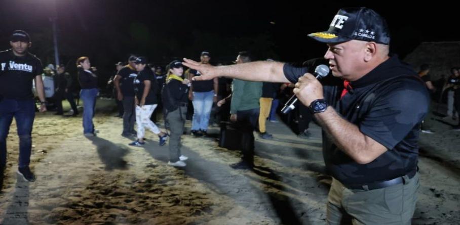 LLENOS DEL FUEGO PATRIO, JÓVENES PATRIOTAS RECORRIERON 10 KILÓMETROS EN LA GUAIRA