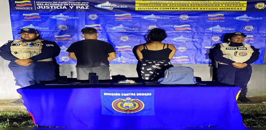 APREHENDIDOS DOS CIUDADANOS POR VENTA DE DROGAS EN MATURÍN
