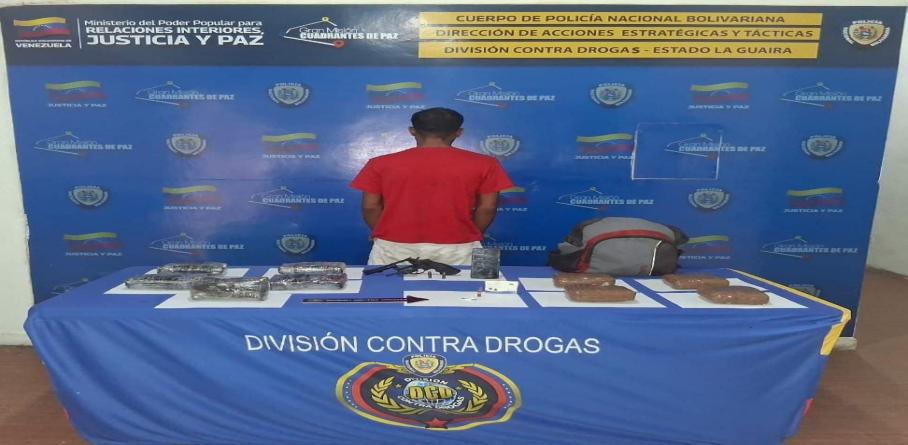 LA GUAIRA | FUNCIONARIOS DEL CPNB INCAUTAN 7 KILOGRAMOS DE DIFERENTES DROGAS