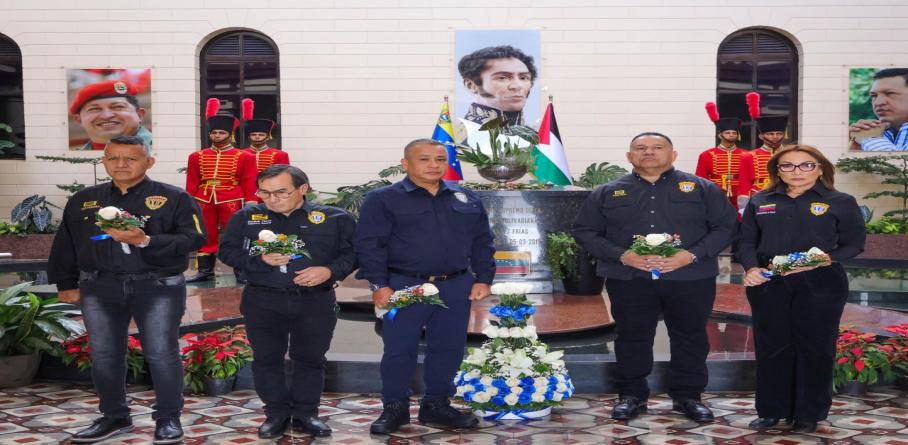 AUTORIDADES DEL CICPC REALIZARON UN SOLEMNE HOMENAJE EN EL CUARTEL DE LA MONTAÑA, EN SU 24° ANIVERSARIO