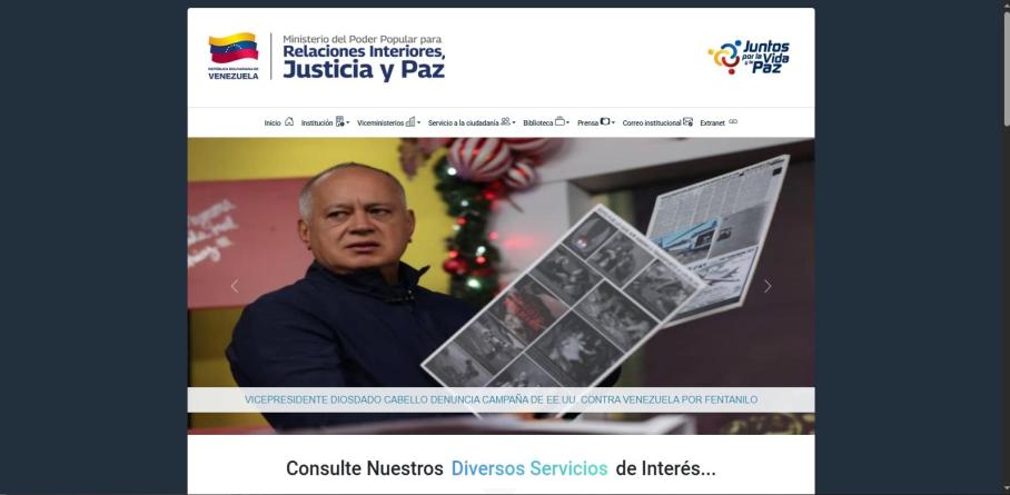 MPPRIJP LANZA SU NUEVA PÁGINA WEB PARA FORTALECER LA CONEXIÓN CON EL PUEBLO VENEZOLANO