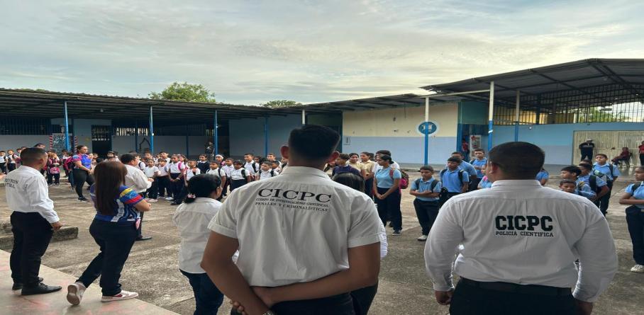 CICPC: DESPLIEGUE A NIVEL NACIONAL GARANTIZA LA SEGURIDAD EN EL RETORNO A CLASES EN EL PAÍS