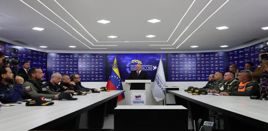 VICEPRESIDENTE SECTORIAL CABELLO RONDÓN INFORMÓ QUE VENEZUELA AVANZA CON PASO FIRME Y EN PAZ HACIA LA NORMALIDAD