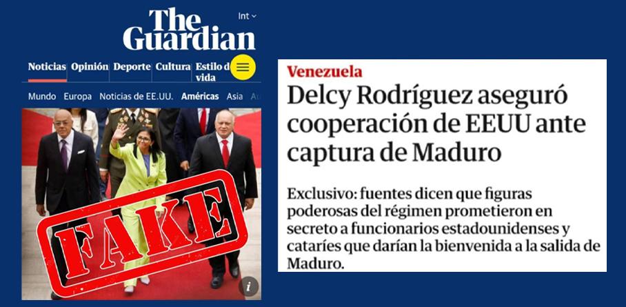 VENEZUELA RECHAZA CONTUNDENTEMENTE CAMPAÑA DE DESINFORMACIÓN SOBRE SUPUESTA COOPERACIÓN CON EE.UU.