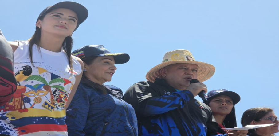 DIOSDADO CABELLO: “NO HAY UN SOLO PAÍS DE AMÉRICA QUE TENGA MEJORES ÍNDICES DE SEGURIDAD QUE VENEZUELA”