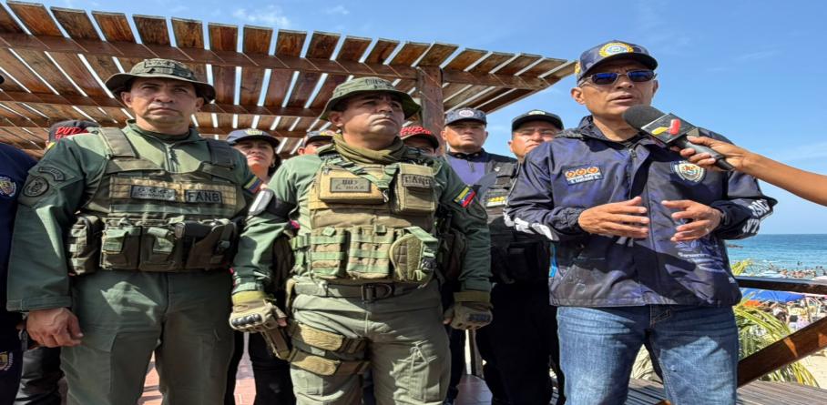 CUERPO DE POLICÍA NACIONAL BOLIVARIANA PRESENTE EN PLAYAS Y BALNEARIOS PARA GARANTIZAR LA SEGURIDAD DEL PUEBLO