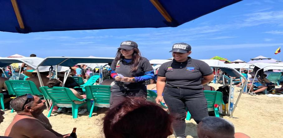 LA GUAIRA// SENADES DESPLIEGA EQUIPO EN PLAYA CORAL PARA GARANTIZAR CARNAVALES SEGUROS