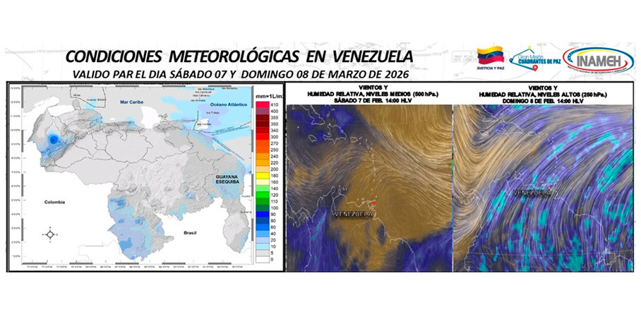 Imagen de INAMEH INSTA A LA PREVENCIÓN ANTE VARIACIONES CLIMÁTICAS ESTE FIN DE SEMANA
