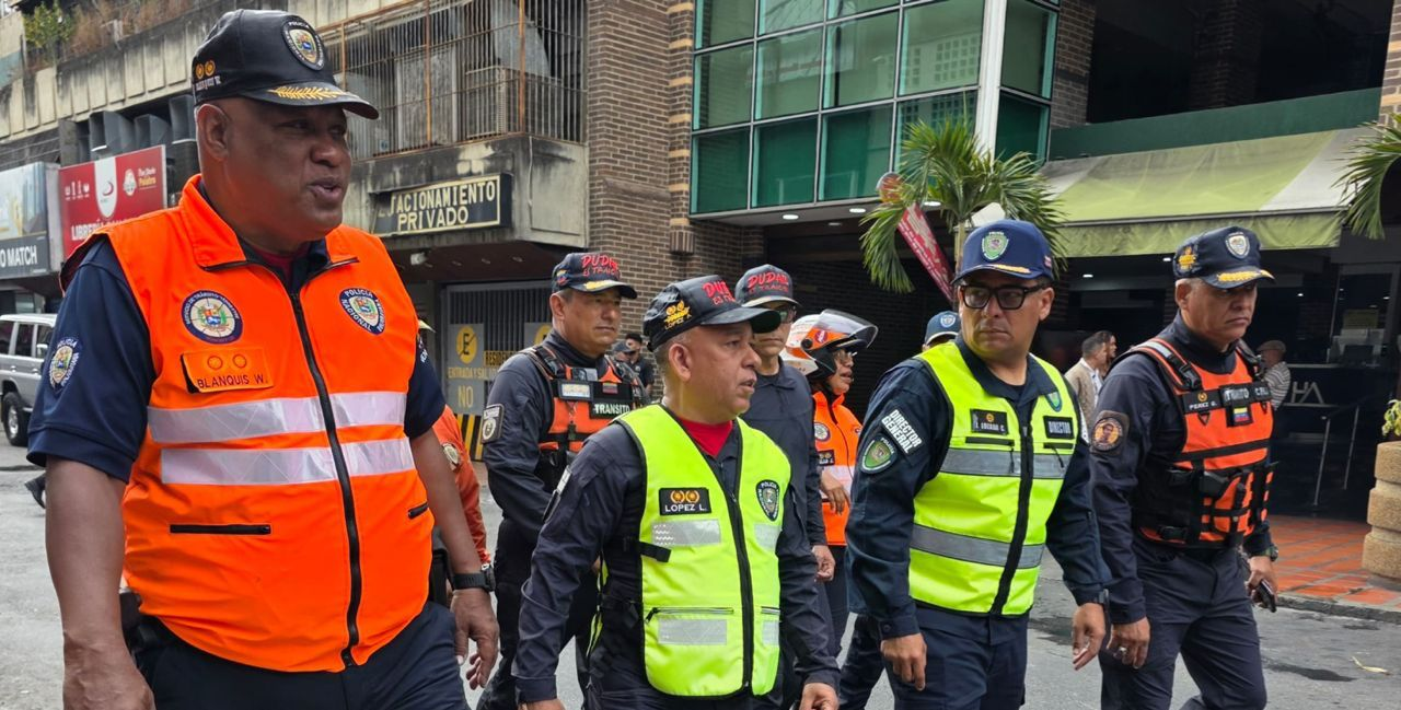 DESPLIEGUE ESPECIAL DE SEGURIDAD VIAL GARANTIZA MOVILIDAD EN EL CENTRO DE CARACAS