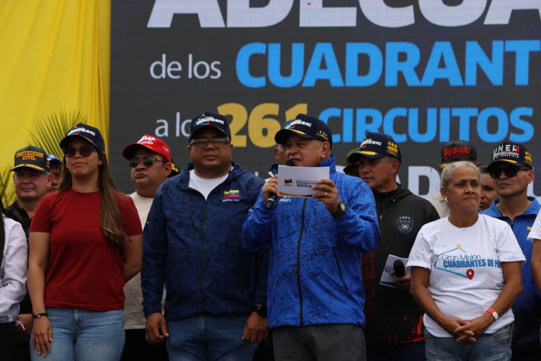 EL 70% DEL TERRITORIO VENEZOLANO CUENTA CON CUADRANTES DE PAZ