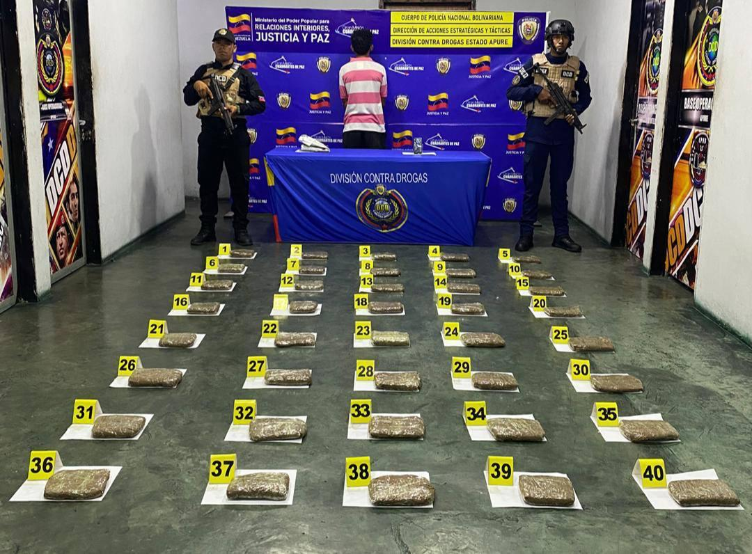 Imagen de CPNB INCAUTA CASI 40 KILOS DE MARIHUANA EN OPERATIVOS DESPLEGADOS EN APURE Y FALCÓN