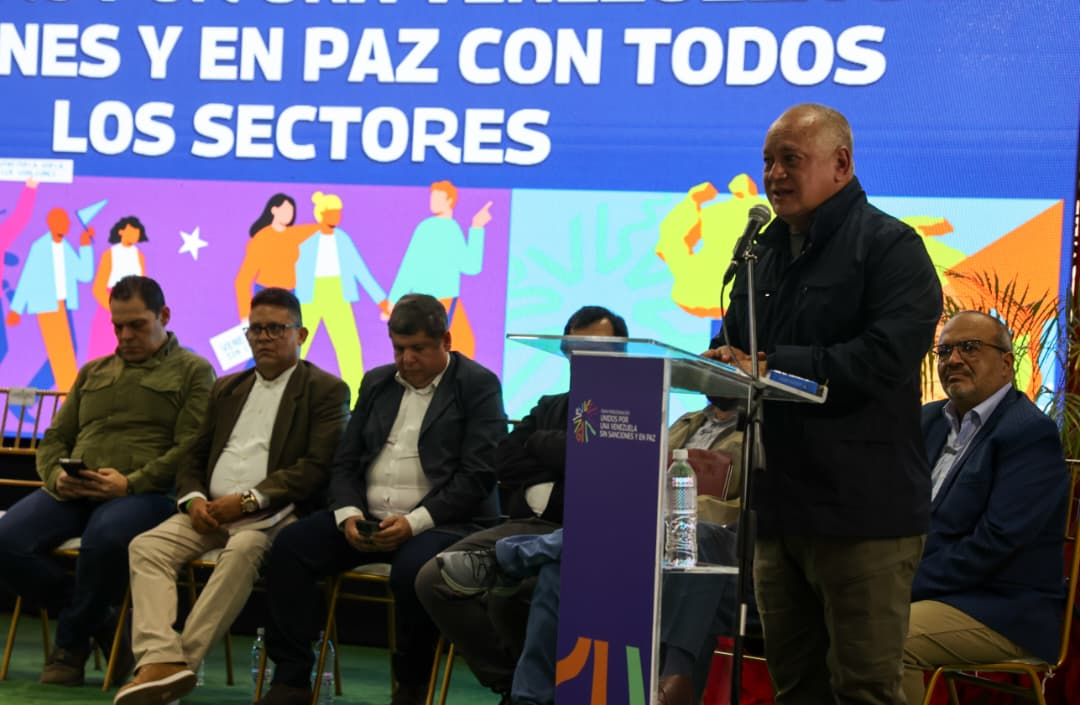 DIOSDADO CABELLO EN MÉRIDA: FORTALECIMIENTO DE LA PAZ, ATENCIÓN A LA INFRAESTRUCTURA Y DEFENSA DE LA SOBERANÍA ECONÓMICA