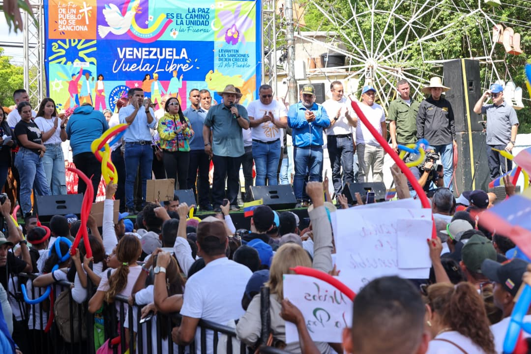 GUÁRICO|| VICEPRESIDENTE CABELLO RONDÓN ANUNCIA CULMINACIÓN DE PRIMERA FASE DE PEREGRINACIÓN CONTRA SANCIONES