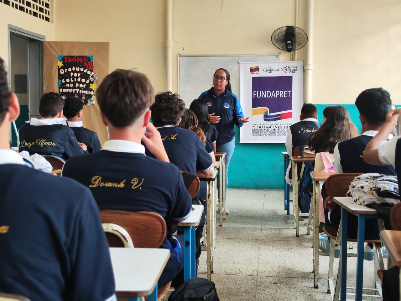 Imagen de FUNDAPRET FORTALECE LA PREVENCIÓN EN JÓVENES CON JORNADAS FORMATIVAS EN LA U.E.N. LICEO JOSÉ ÁNGEL ÁLAMO