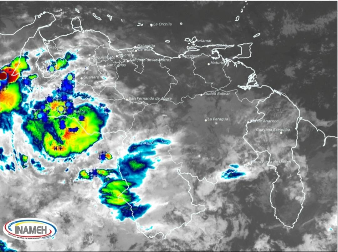 Imagen de INAMEH REPORTA MANTOS NUBOSOS Y ACTIVIDAD ELÉCTRICA EN DIVERSAS REGIONES DEL PAÍS