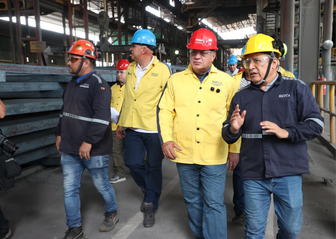 Imagen de DIOSDADO CABELLO VISITA LA SIDERÚRGICA SIZUCA PARA IMPULSAR LA SOBERANÍA ECONÓMICA EN EL ZULIA