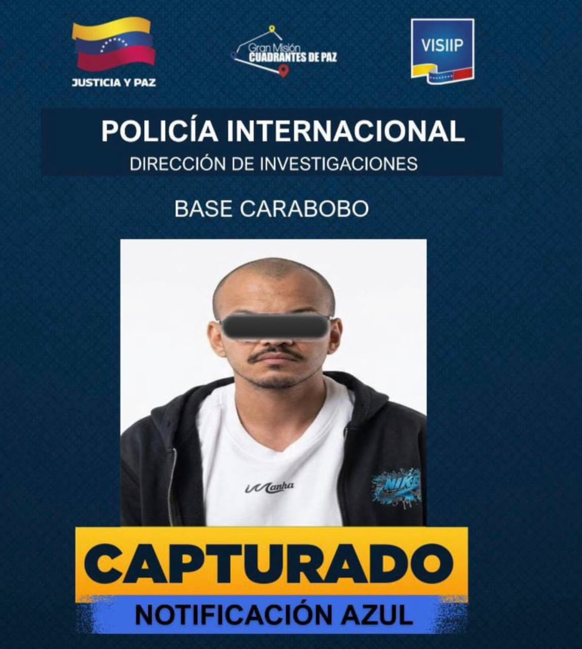 CAPTURAN EN VENEZUELA A TRES SOLICITADOS POR INTERPOL VINCULADOS A LA MUERTE DE UNA MUJER EN COLOMBIA