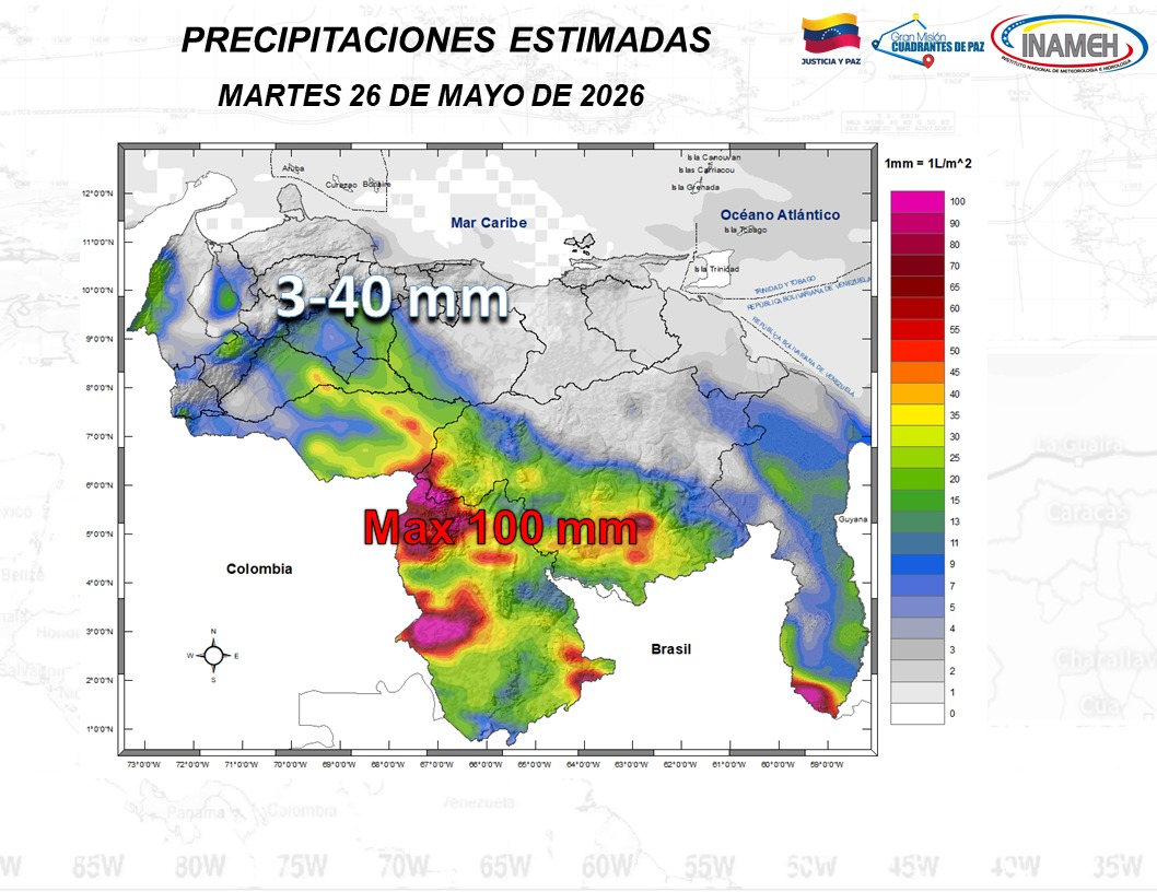 Imagen de INAMEH REPORTA EL PANORAMA METEOROLÓGICO NACIONAL