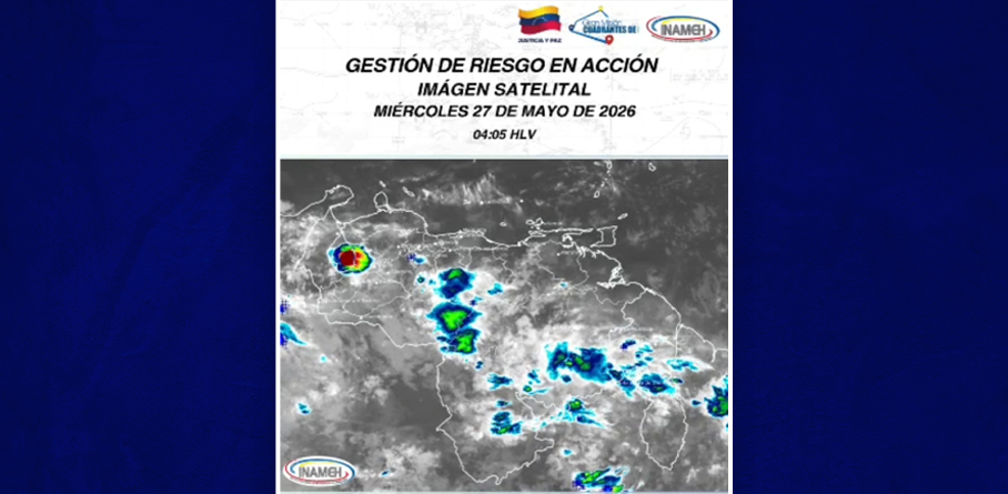 Imagen de EL INAMEH INFORMA CONDICIONES METEOROLÓGICAS ADVERSAS EN EL PAÍS