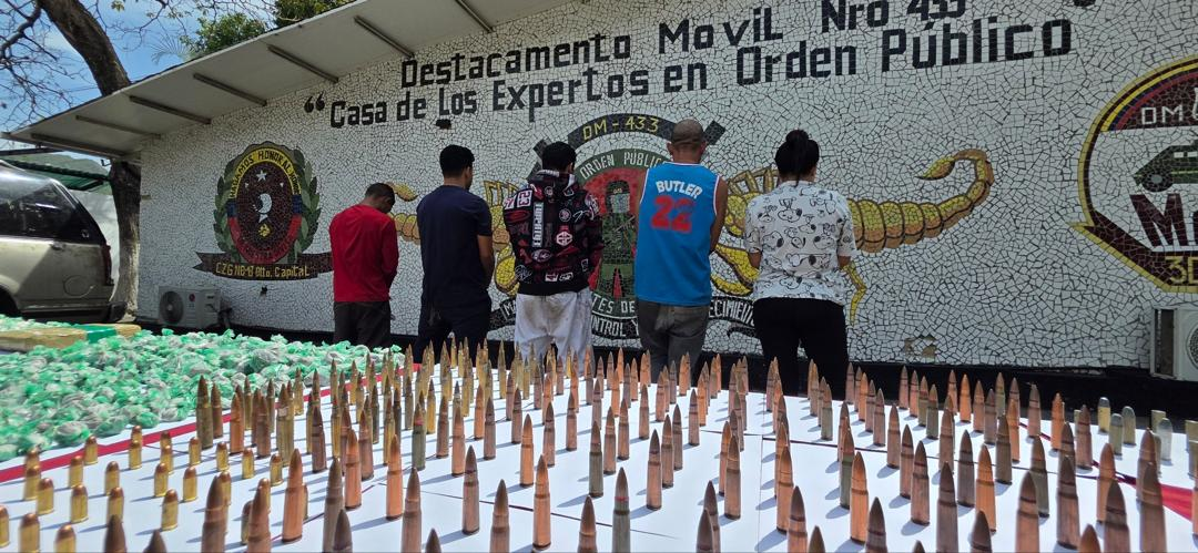 ¡GOLPE AL CRIMEN ORGANIZADO! FANB DETIENE A SEIS CIUDADANOS Y DESMANTELA LABORATORIO CLANDESTINO DE DROGA EN CARACAS