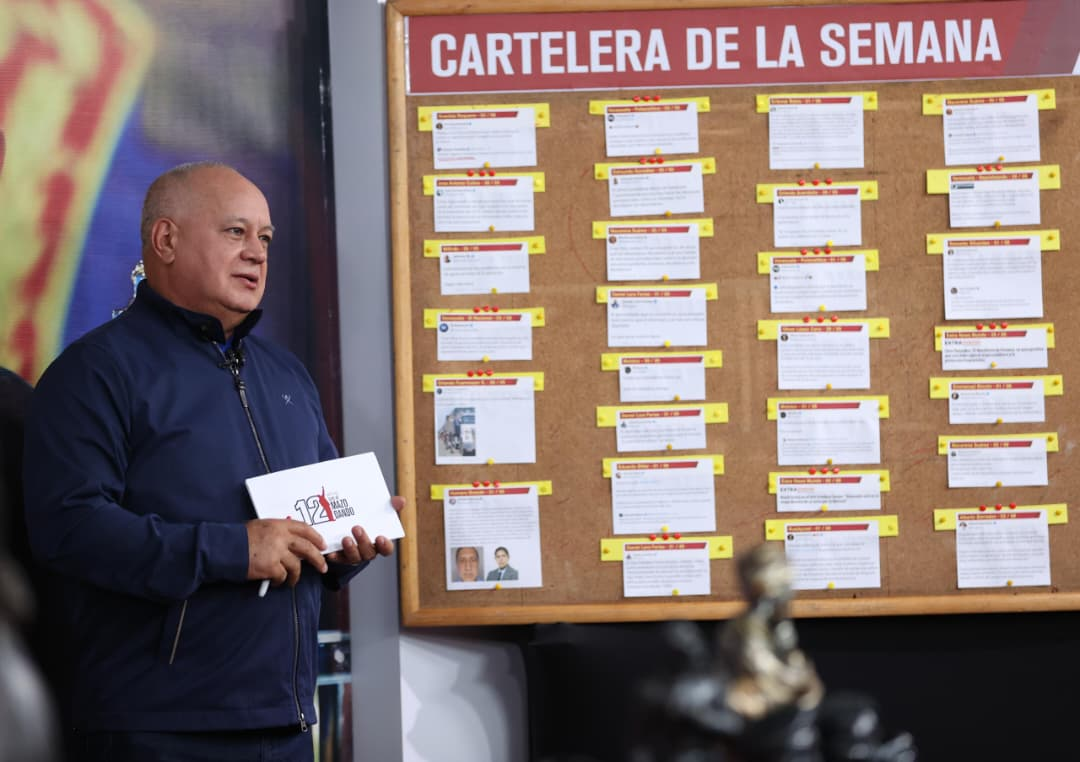 CAPITÁN DIOSDADO CABELLO INFORMA QUE 22 MIL FUNCIONARIOS POLICIALES FUERON DADOS DE BAJA POR CONDUCTAS IRREGULARES