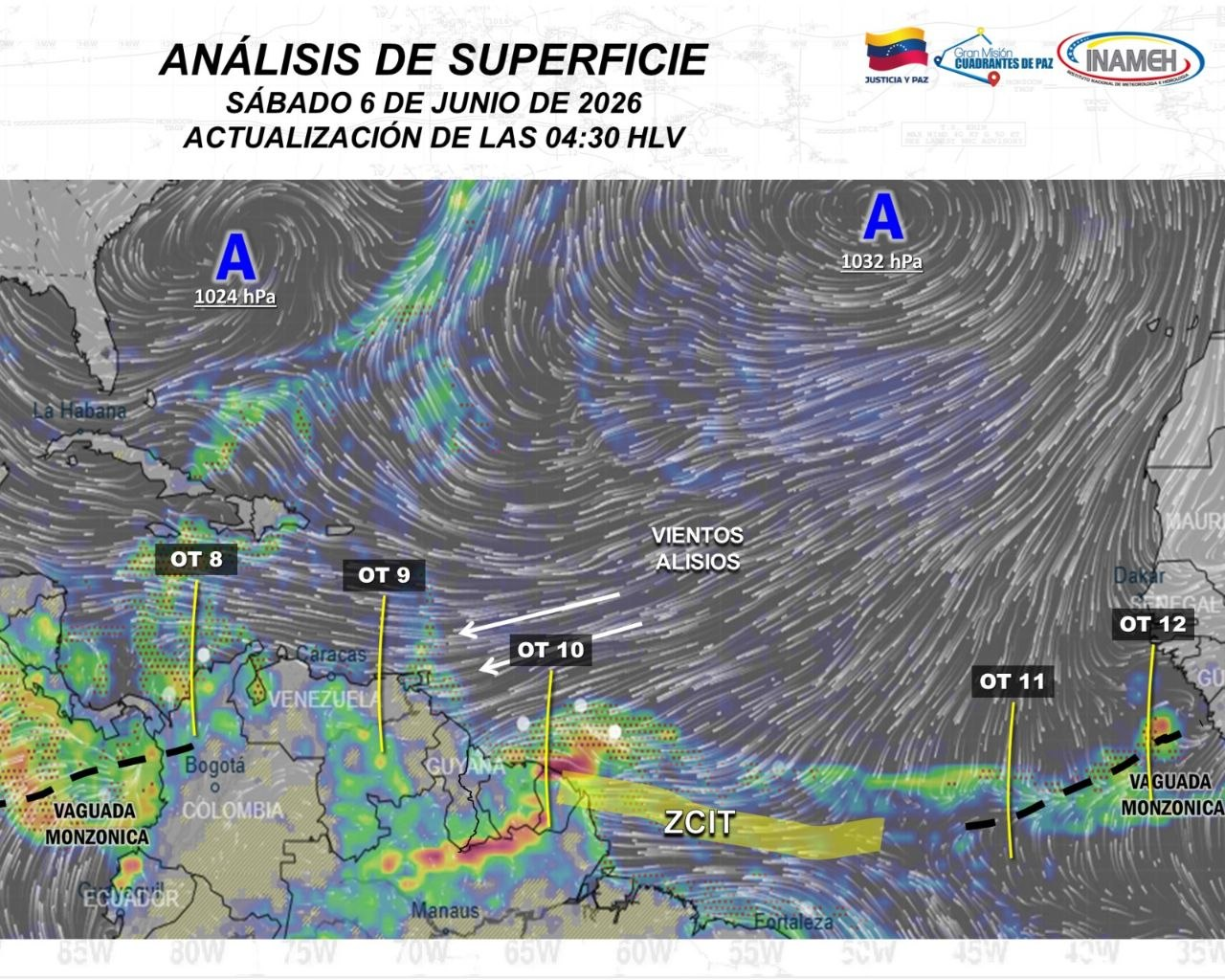 ESTAS SON LAS CONDICIONES METEOROLÓGICAS PARA ESTE SÁBADO 6 DE JUNIO