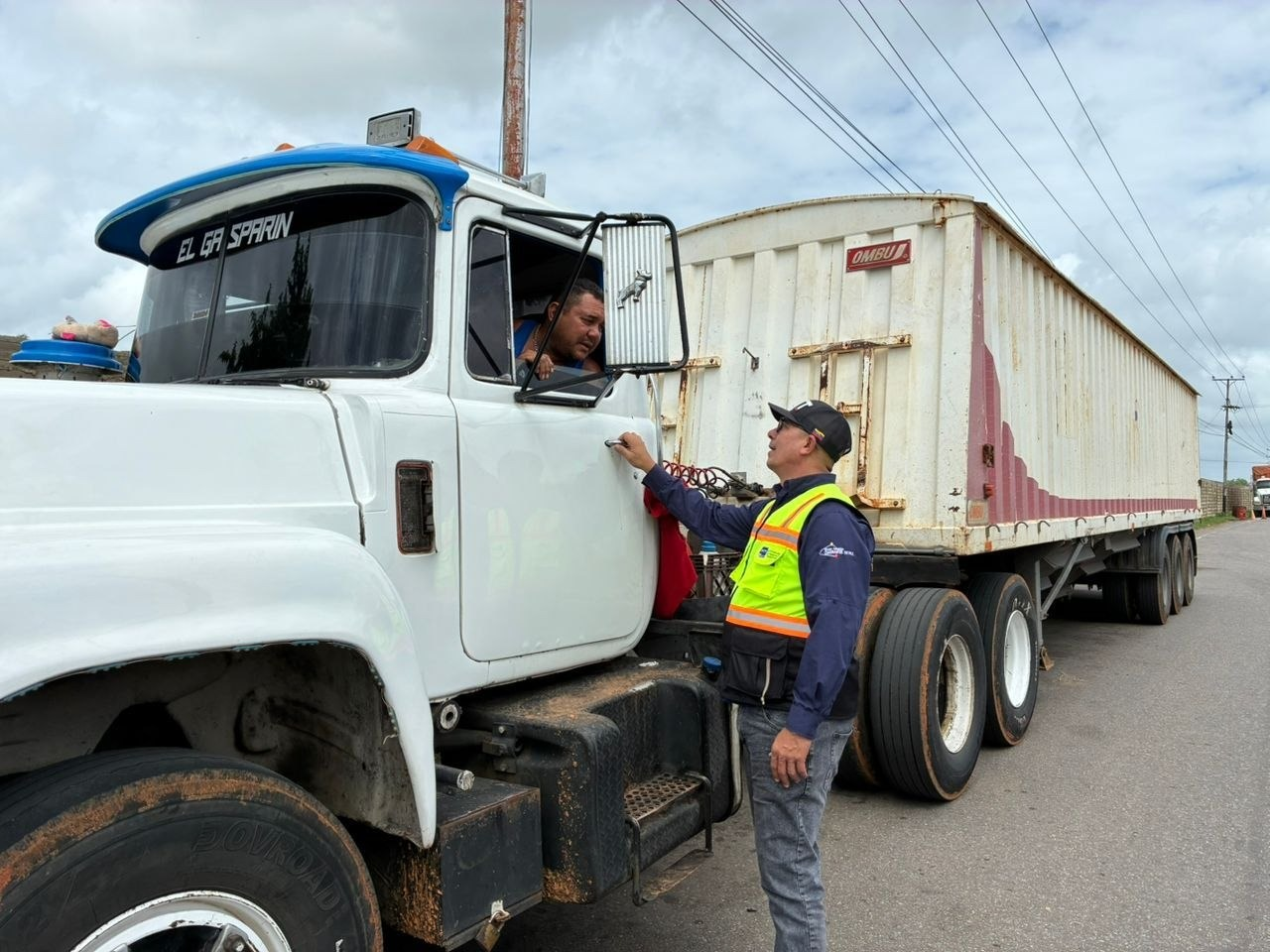 CONTINÚA LOS OPERATIVOS DE REGISTRO DE TRANSPORTE DE CARGA EN LOS ESTADOS MÉRIDA Y MONAGAS
