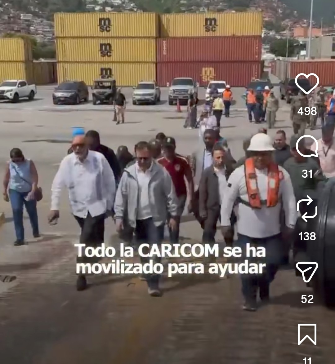 GUYANA Y CARICOM COORDINAN ENVÍO DE 88 CONTENEDORES DE AYUDA HUMANITARIA A VENEZUELA