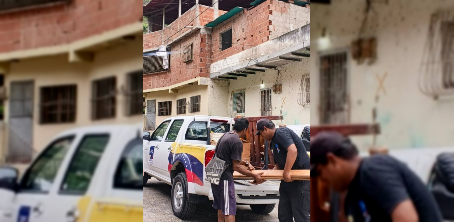 PREVENCIÓN DEL DELITO BRINDA APOYO CON MUDANZAS A FAMILIAS AFECTADAS EN LA GUAIRA