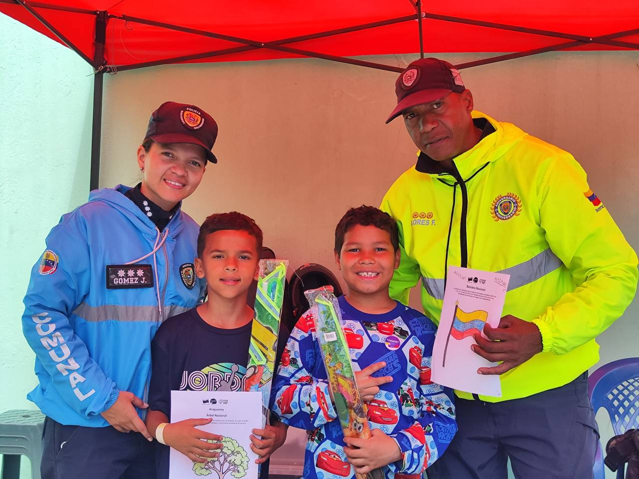 FUNDAPRET LLEVA ALEGRÍA PREVENTIVA A FAMILIAS DEL CAMPAMENTO TRANSITORIO DE LA U.E.N ZOE DIQUES SILVA