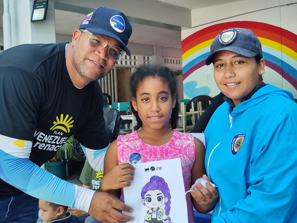 FUNDAPRET Y CPNB LLEVAN ALEGRÍA PREVENTIVA A NIÑOS Y NIÑAS DEL CAMPAMENTO TRANSITORIO E.B. 10 DE MARZO
