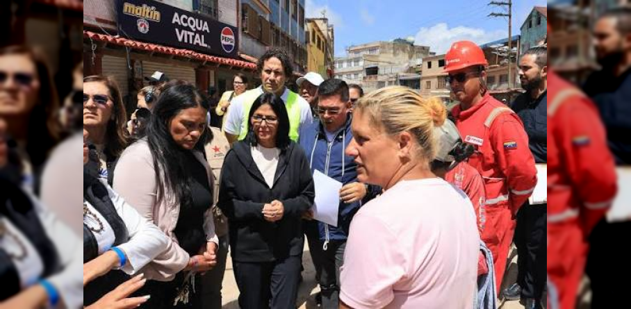 GOBIERNO BOLIVARIANO INSPECCIONA AVANCES DE REHABILITACIÓN ESTRUCTURAL EN EL JUNQUITO TRAS EL DOBLE TERREMOTO