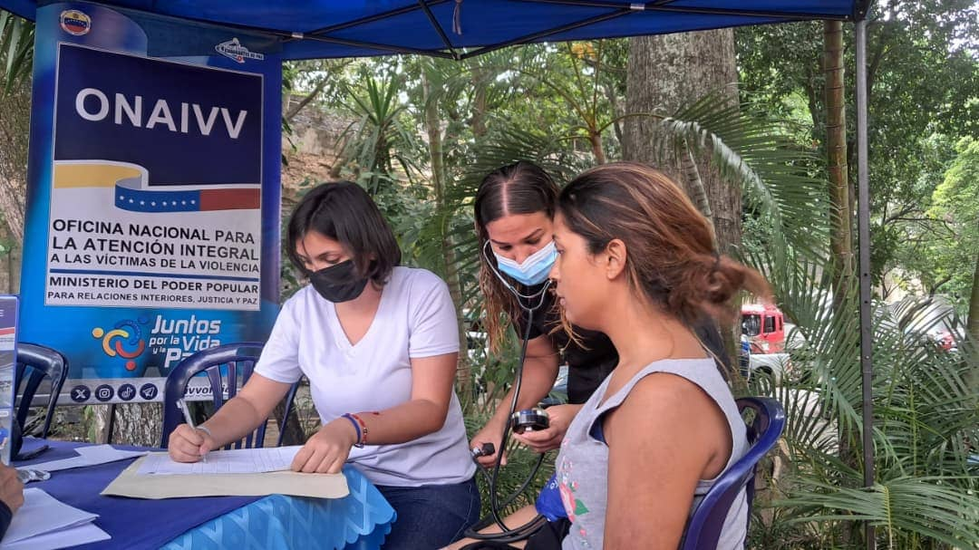 ONAIVV DESPLEGÓ JORNADA DE ATENCIÓN INTEGRAL EN TRES CAMPAMENTOS TRANSITORIOS EN EL ESTADO LA GUAIRA