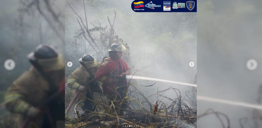 BOMBEROS CONTROLAN MÚLTIPLES INCENDIOS EN EL ESTADO TRUJILLO