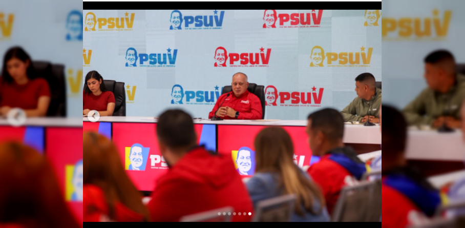 DIOSDADO CABELLO RECONOCE LA LABOR DE LOS ÓRGANOS DE SEGURIDAD CIUDADANA TRAS EL DOBLE SISMO EL 24J