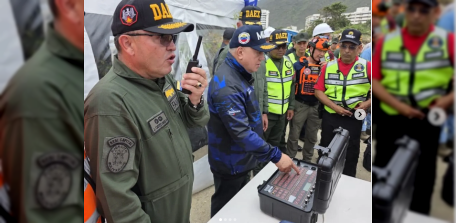 SUPERVISAN LA DEMOLICIÓN CON EXPLOSIVOS DEL EDIFICIO RESIDENCIAS NEWPORT EN CARABALLEDA