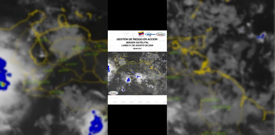 Imagen de INAMEH ANUNCIA LLUVIAS CON ACTIVIDAD TORMENTOSA Y SE PREPARA ANTE LA LLEGADA DE LA ONDA TROPICAL N.° 45