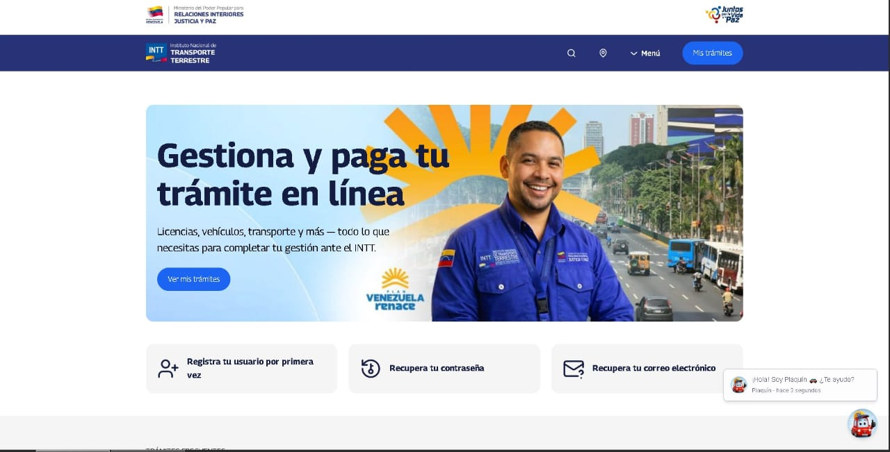 Imagen de INTT ESTRENA NUEVO PORTAL WEB ADAPTADO A LOS AVANCES TECNOLÓGICOS