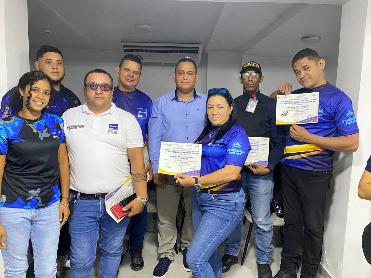 SENADES CERTIFICA A LA PRIMERA COHORTE DE TÉCNICOS IDENTIFICADORES DE ARMAS PARA FORTALECER LA SEGURIDAD CIUDADANA
