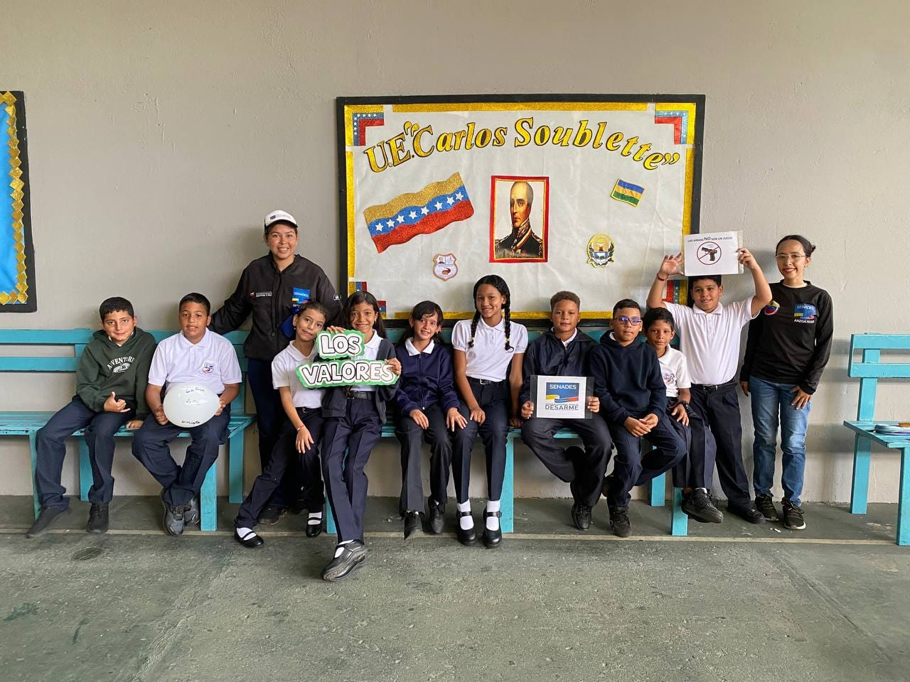 Imagen de SENADES ANZOÁTEGUI PROMUEVE LA CULTURA DE PAZ CON EL CONSERVATORIO "NO A LAS ARMAS" EN LA U.E. CARLOS SOUBLETTE