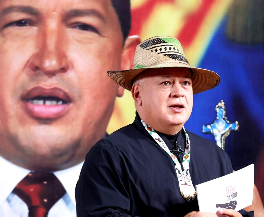 DIOSDADO CABELLO AFIRMA QUE VENEZUELA AVANZA EN PAZ Y ESTABILIDAD