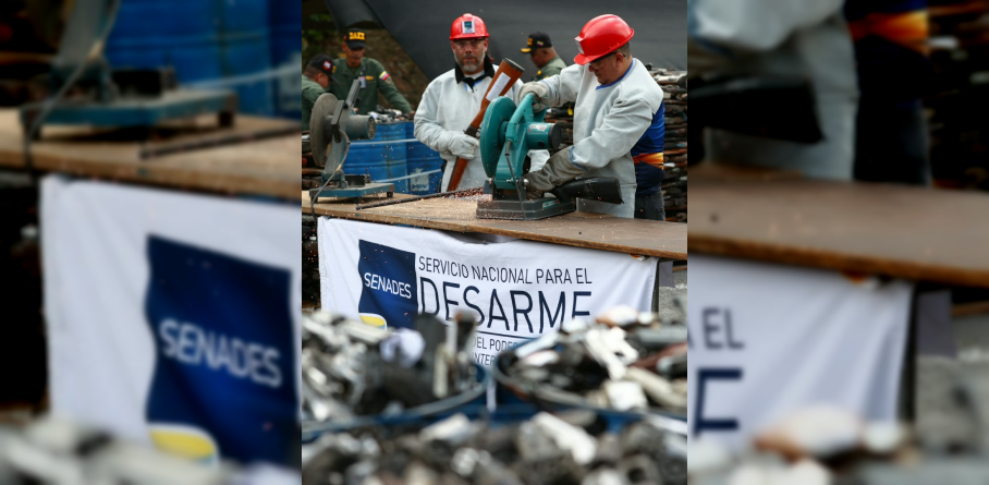 Imagen de MÁS DE 16.800 ARMAS INCAUTADAS SON DESTRUIDAS EN EL MARCO DE LA SEMANA MUNDIAL PARA EL DESARME